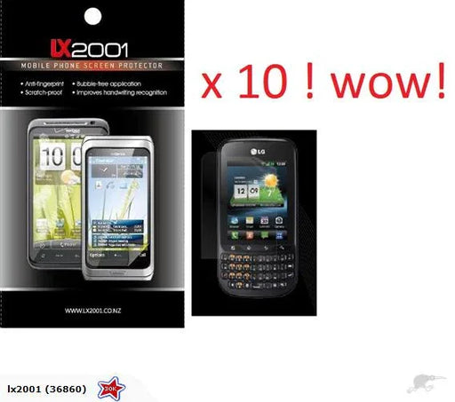 LG Optimus Pro C660 Screen Protector x 10 - LX2001 - Homewares, Outdoor, Phone Accessories, Cases, Speakers, Headphones + More -