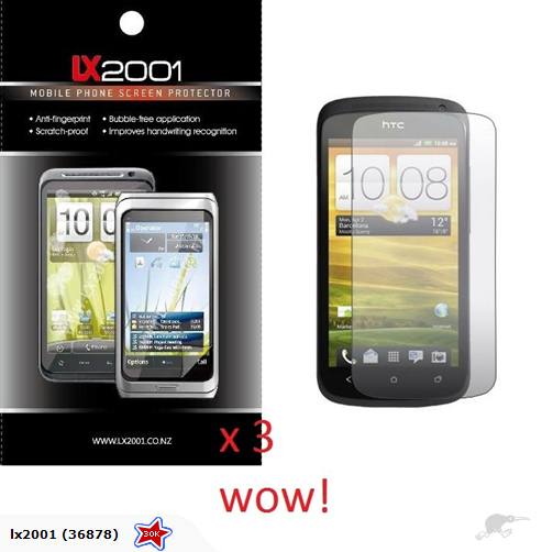 3 x HTC ONE S Screen Protector — Lx2001 - Homewares, Outdoor, Phone Accessories, Cases, Speakers, + More