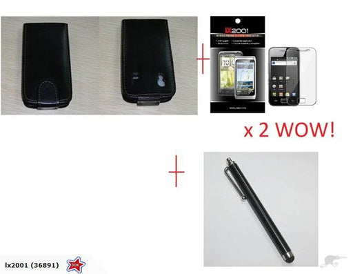 Samsung Galaxy Ace Leather Case + Stylus + SP - LX2001 - Homewares, Outdoor, Phone Accessories, Cases, Speakers, Headphones + More -