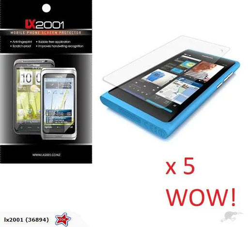 5 x Nokia N9 Screen Protector - LX2001 - Homewares, Outdoor, Phone Accessories, Cases, Speakers, Headphones + More -