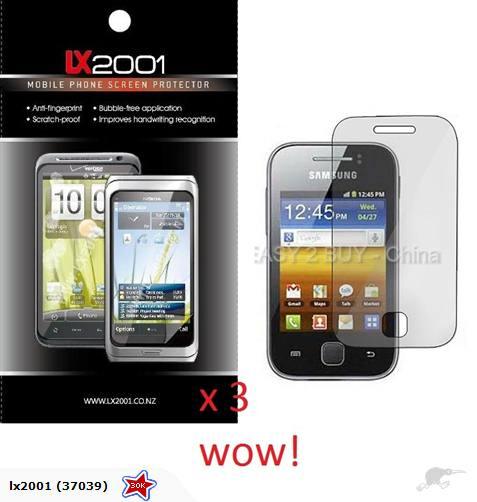 3 x Samsung Galaxy Y s5360 Screen Protector - LX2001 - Homewares, Outdoor, Phone Accessories, Cases, Speakers, Headphones + More -