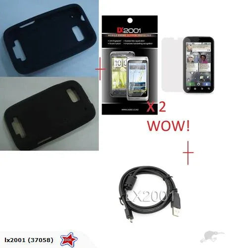 Motorola Defy Case + SP + USB Cable - LX2001 - Homewares, Outdoor, Phone Accessories, Cases, Speakers, Headphones + More -