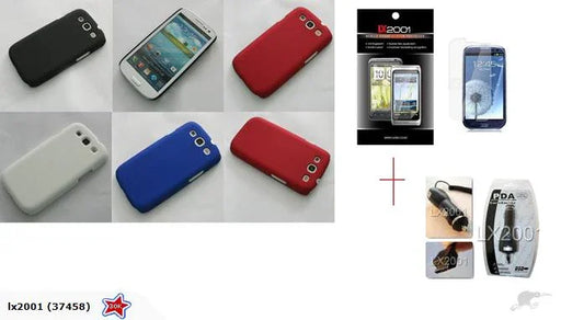 Samsung Galaxy S3 Hard Rubber Case Charger - LX2001 - Homewares, Outdoor, Phone Accessories, Cases, Speakers, Headphones + More -