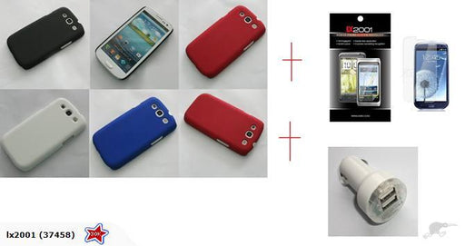 Samsung Galaxy S3 Hard Case DUAL Charger - LX2001 - Homewares, Outdoor, Phone Accessories, Cases, Speakers, Headphones + More -