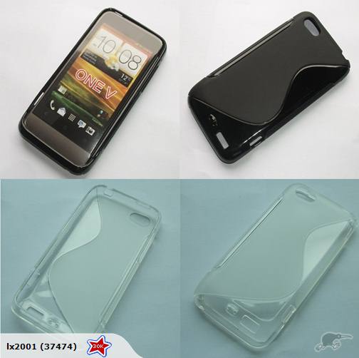 HTC One V TPU Crystal Case