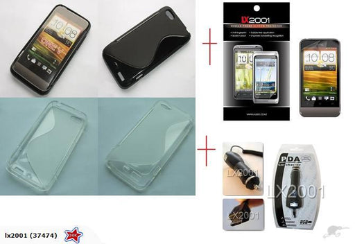HTC ONE V Case + Car Charger - LX2001 - Homewares, Outdoor, Phone Accessories, Cases, Speakers, Headphones + More -