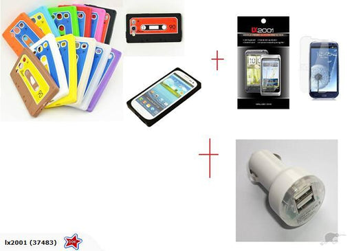 Samsung Galaxy S3 CASSETTE Case DUAL Charger - LX2001 - Homewares, Outdoor, Phone Accessories, Cases, Speakers, Headphones + More -