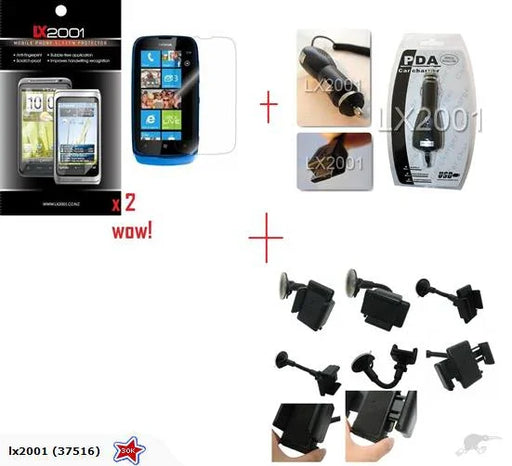Nokia Lumia 610 SP + Car Kit Holder + Charger - LX2001 - Homewares, Outdoor, Phone Accessories, Cases, Speakers, Headphones + More -