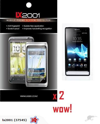 2 x Sony Xperia S Screen Protector