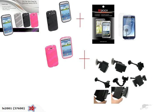 Samsung Galaxy S3 Case Car Kit Holder - LX2001 - Homewares, Outdoor, Phone Accessories, Cases, Speakers, Headphones + More -