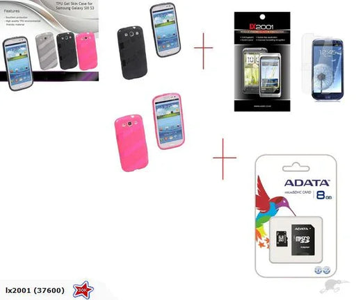 Samsung Galaxy S3 Case 8GB MicroSD Card - LX2001 - Homewares, Outdoor, Phone Accessories, Cases, Speakers, Headphones + More -