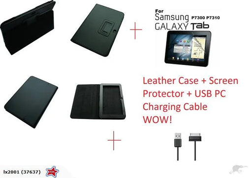 SAMSUNG GALAXY 8.9" Leather Case USB PC Cable - LX2001 - Homewares, Outdoor, Phone Accessories, Cases, Speakers, Headphones + More -