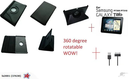 SAMSUNG GALAXY 8.9" Leather Case USB PC Cable - LX2001 - Homewares, Outdoor, Phone Accessories, Cases, Speakers, Headphones + More -