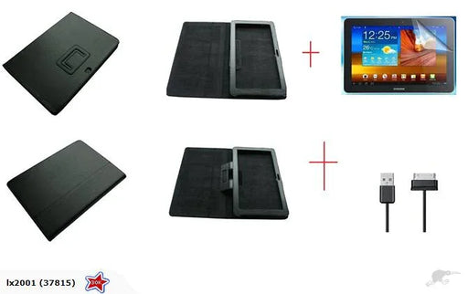SAMSUNG GALAXY 10.1" Leather Case USB PC Cable - LX2001 - Homewares, Outdoor, Phone Accessories, Cases, Speakers, Headphones + More -