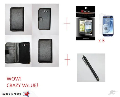 Samsung Galaxy S3 i9300 Wallet Leather Stylus - LX2001 - Homewares, Outdoor, Phone Accessories, Cases, Speakers, Headphones + More -