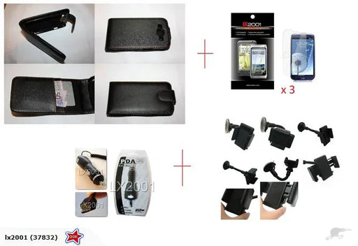 Samsung Galaxy S3 Flip Leather Case Charger Holder - LX2001 - Homewares, Outdoor, Phone Accessories, Cases, Speakers, Headphones + More -