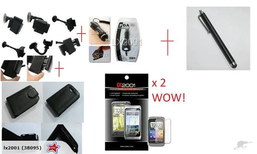 HTC Wildfire S Leather Case Car Kit Holder - LX2001 - Homewares, Outdoor, Phone Accessories, Cases, Speakers, Headphones + More -