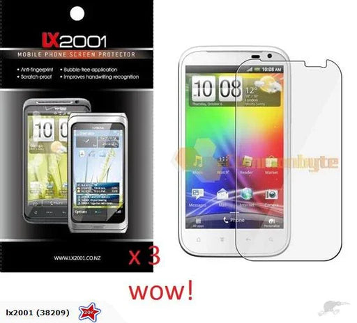 3 x HTC Sensation XL Screen Protector - LX2001 - Homewares, Outdoor, Phone Accessories, Cases, Speakers, Headphones + More -