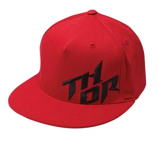 *HAT THOR STACKED CURVED BILL FLEXFIT RED SMALL MEDIUM - LX2001 - Homewares, Outdoor, Phone Accessories, Cases, Speakers, Headphones + More -