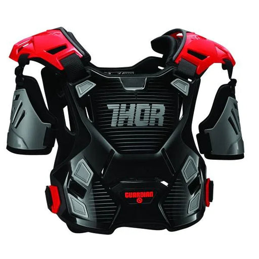 GUARDIAN THOR CHEST PROTECTOR CHILD BLACK RED 2XS XS {SUITS MOST RIDERS 18-27KG} - LX2001 - Homewares, Outdoor, Phone Accessories, Cases, Speakers, Headphones + More -