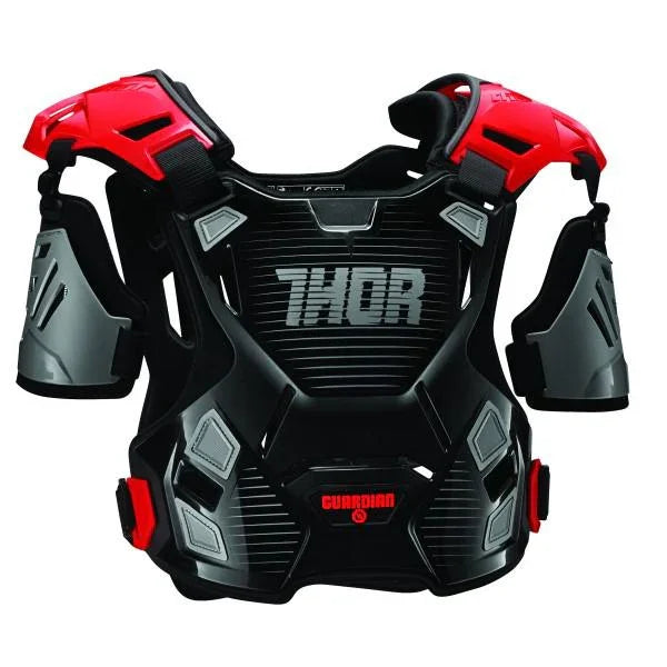 GUARDIAN THOR CHEST PROTECTOR CHILD BLACK RED 2XS XS {SUITS MOST RIDERS 18-27KG} - LX2001 - Homewares, Outdoor, Phone Accessories, Cases, Speakers, Headphones + More -