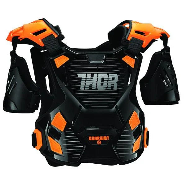GUARDIAN THOR CHEST PROTECTOR CHILD BLACK ORANGE 2XS XS 18-27KG - LX2001 - Homewares, Outdoor, Phone Accessories, Cases, Speakers, Headphones + More -