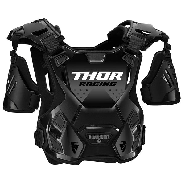 CHEST PROTECTOR THOR MX GUARDIAN S20Y SMALL MEDIUM {SUITS MOST RIDERS 27-45KG} YOUTH BLACK