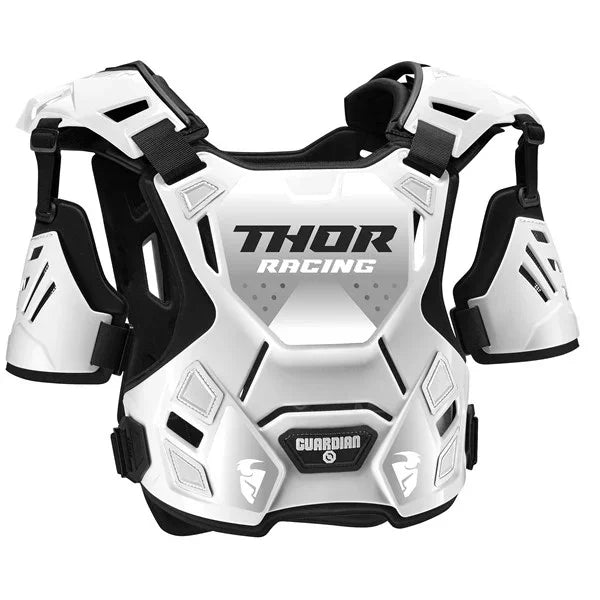 CHEST PROTECTOR THOR GUARDIAN S20Y 2XSMALL XSMALL {SUITS MOST RIDERS 18-27KG} CHILD WHITE - LX2001 - Homewares, Outdoor, Phone Accessories, Cases, Speakers, Headphones + More -