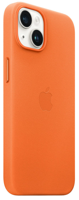 Apple iPhone 14 Plus Leather Case with MagSafe - Orange - LX2001 - Homewares, Outdoor, Phone Accessories, Cases, Speakers, Headphones + More -