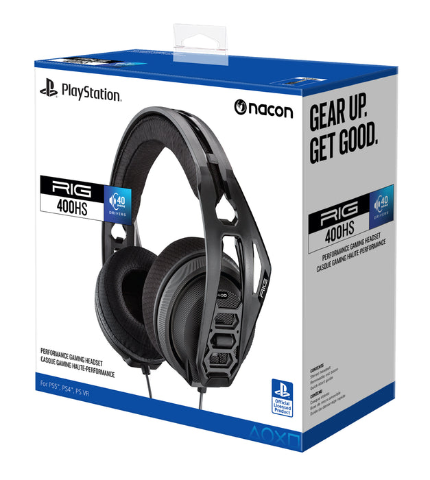 RIG 400HS Gaming Headset (Black) — LX2001
