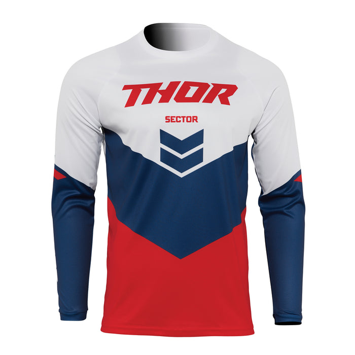 THOR MX JERSEY S22 SECTOR CHEVRON RED/NAVY SMALL