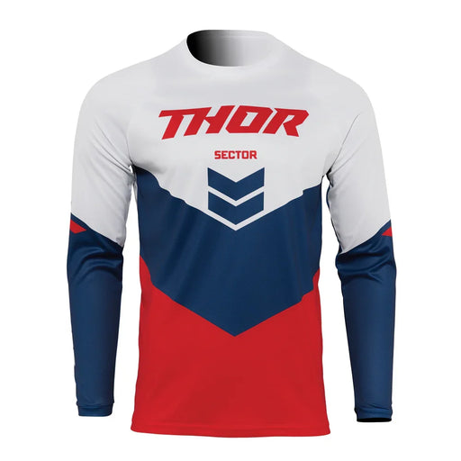THOR MX JERSEY S22 SECTOR CHEVRON RED/NAVY MEDIUM - LX2001 - Homewares, Outdoor, Phone Accessories, Cases, Speakers, Headphones + More -