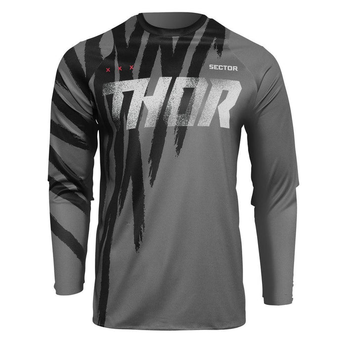 THOR MX JERSEY S22 SECTOR CHEVRON TEAR GREY/BLACK MEDIUM - LX2001 - Homewares, Outdoor, Phone Accessories, Cases, Speakers, Headphones + More -