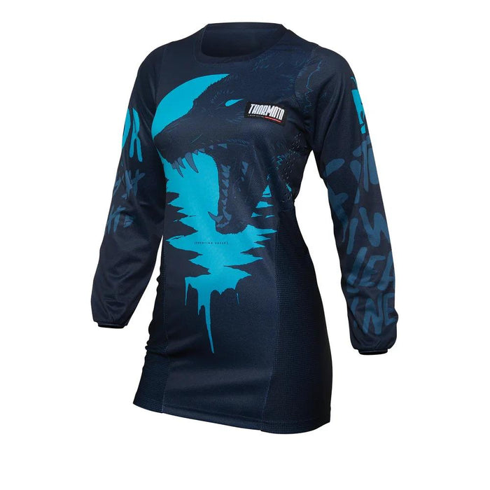THOR MX JERSEY S22 PULSE WOMEN COUNTING SHEEP MIDNIGHT/AQUA SIZE XLARGE - LX2001 - Homewares, Outdoor, Phone Accessories, Cases, Speakers, Headphones + More -