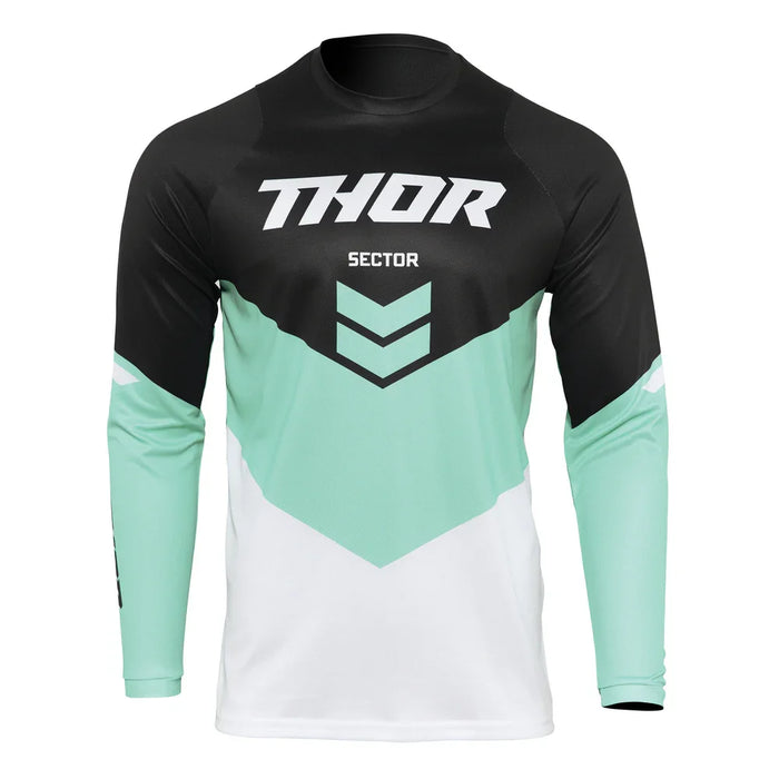THOR MX JERSEY S22 SECTOR YOUTH CHEVRON BLACK/MINT XL - LX2001 - Homewares, Outdoor, Phone Accessories, Cases, Speakers, Headphones + More -