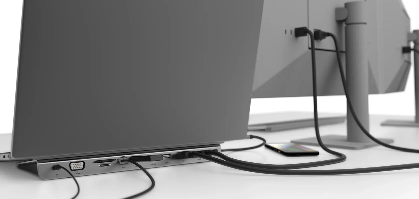 Belkin USB-C 11 in 1 Multiport Dock INC004BTSGY 745883819843 - LX2001 - Homewares, Outdoor, Phone Accessories, Cases, Speakers, Headphones + More -