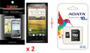HTC Desire X Screen Protector + 16GB MicroSD Card - LX2001 - Homewares, Outdoor, Phone Accessories, Cases, Speakers, Headphones + More -