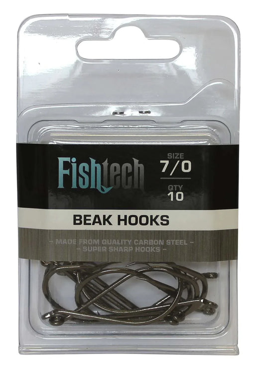 Fishtech Beak Hooks 7/0 (10 per pack) - LX2001 - Homewares, Outdoor, Phone Accessories, Cases, Speakers, Headphones + More -