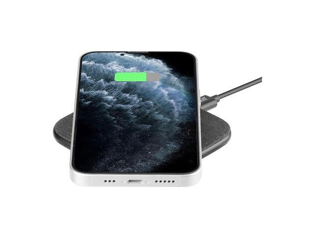 3sixT Single Wireless Charger Anti-Slip Pad For Qi-Enabled Smartphone 15W Black - LX2001 - Homewares, Outdoor, Phone Accessories, Cases, Speakers, Headphones + More -