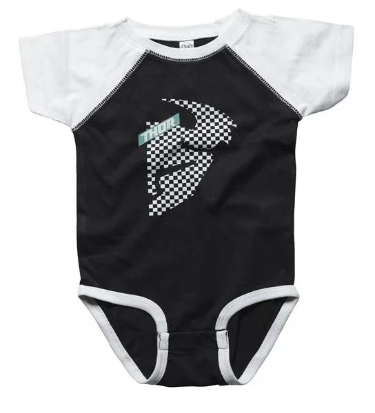 SUPERMINI THOR MX ONESIE INFANT HEAD CHECKED BLACK WHITE 18-24 MONTHS - LX2001 - Homewares, Outdoor, Phone Accessories, Cases, Speakers, Headphones + More -