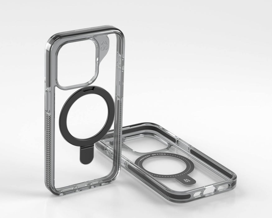 ZAGG Santa Cruz Snap Case w/ Ringstand iPhone 15 Pro - Black - LX2001 - Homewares, Outdoor, Phone Accessories, Cases, Speakers, Headphones + More -