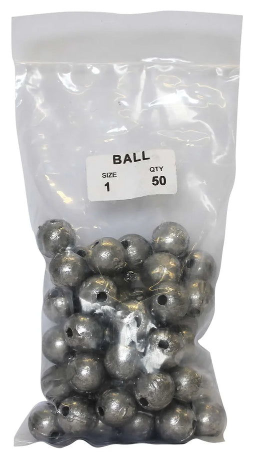 Ball Sinker Bulk Pack 1oz (50 per pack) - LX2001 - Homewares, Outdoor, Phone Accessories, Cases, Speakers, Headphones + More -