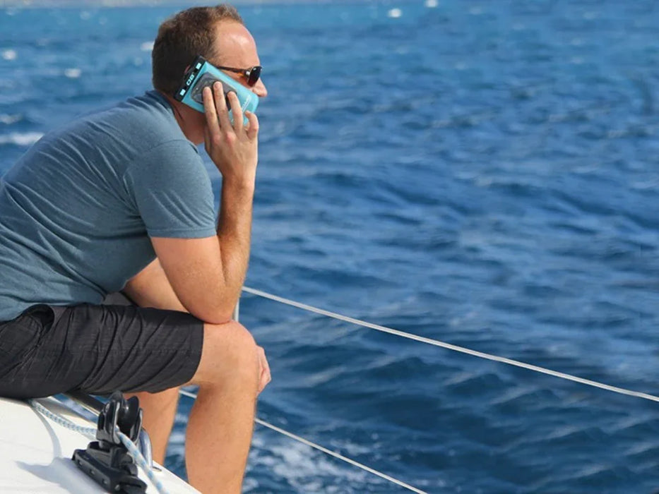 Overboard Small Waterproof Phone Case (aqua blue) - LX2001 - Homewares, Outdoor, Phone Accessories, Cases, Speakers, Headphones + More -