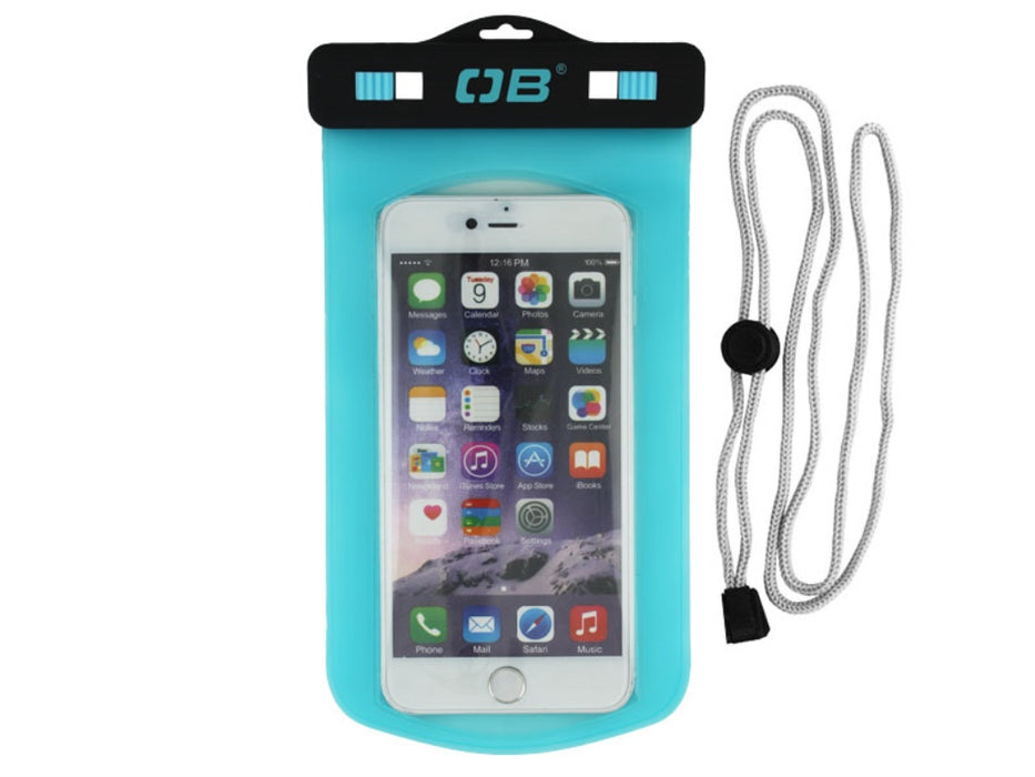 Overboard Large Waterproof Phone Case (aqua blue)