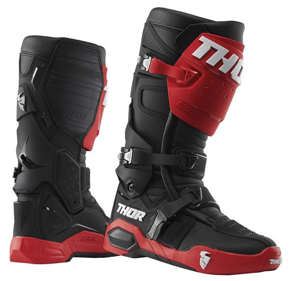 MOTORCROSS BOOTS THOR MX RADIAL MENS RED/BLACK SIZE 10