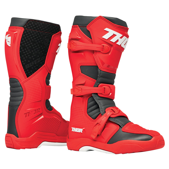 Motorcross Boots S24 Thor Mx Blitz Xr Mens Rd/Ch Size 12