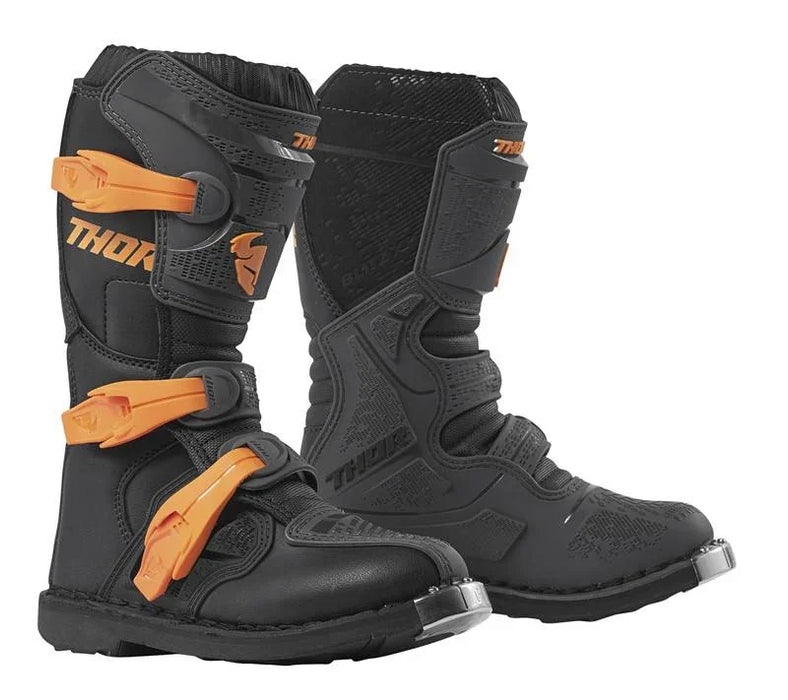 MOTORCROSS BOOTS THOR BLITZ XP YOUTH CHARCOAL/ORANGE SIZE 4 - LX2001 - Homewares, Outdoor, Phone Accessories, Cases, Speakers, Headphones + More -