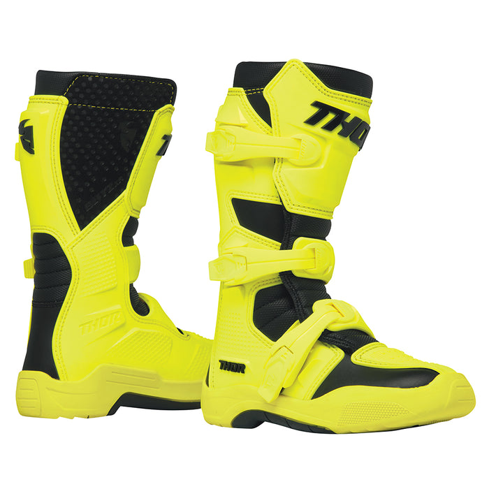 Motorcross Boots S24 Thor Mx Blitz Xr Youth Ac/Bk Size 1