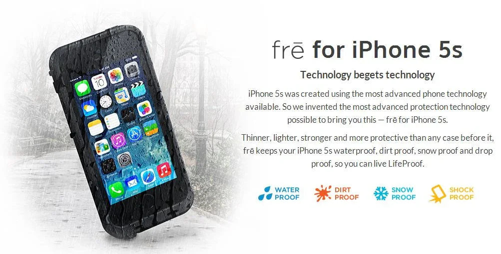 Apple iPhone 5S LifeProof Case - TouchID Fingerprint Compatible - LX2001 - Homewares, Outdoor, Phone Accessories, Cases, Speakers, Headphones + More -