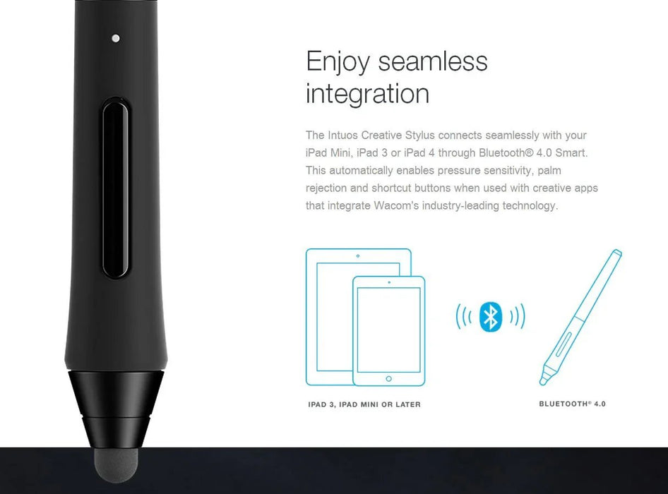 Wacom Intuos Creative Stylus Black for iPad CS-500P-K0-AX - LX2001 - Homewares, Outdoor, Phone Accessories, Cases, Speakers, Headphones + More -